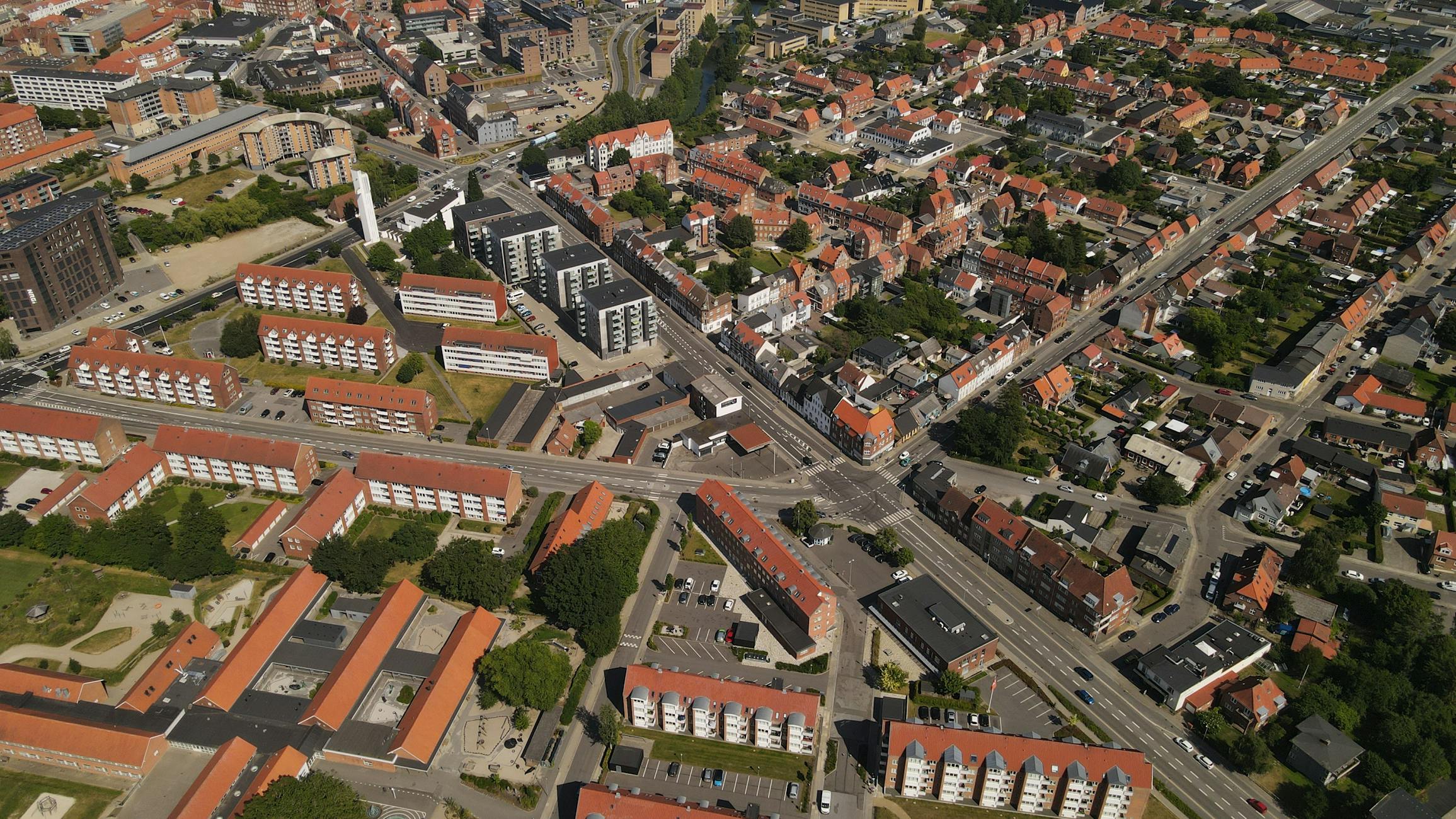 Bybillede fra Horsens